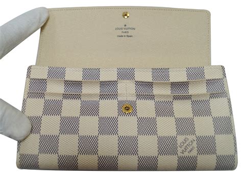 louis vuitton damier azur wallet fake|vuitton sarah wallet.